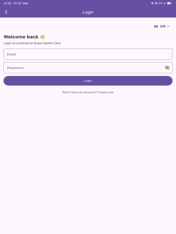 Grace Health Care GHC iPad screenshot