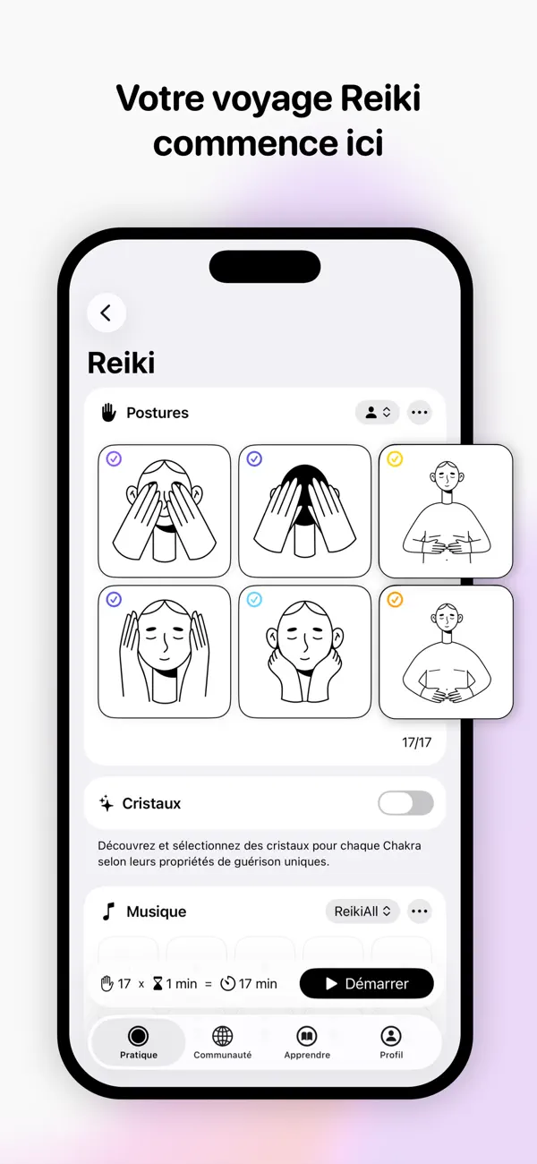 Screenshot #2 pour ReikiAll - Pratique & Minuteur