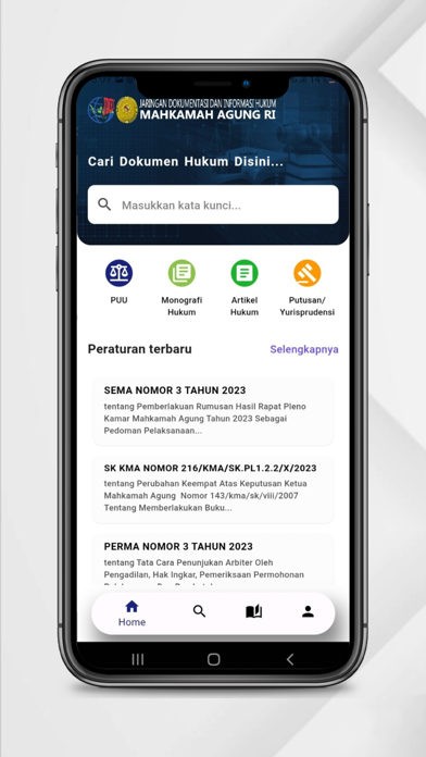 JDIH Mahkamah Agung RI Screenshot