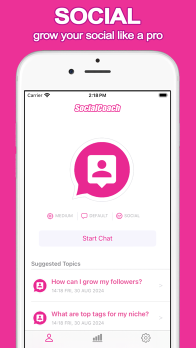 Followers AI iPhone screenshot 1 - Social Networking app