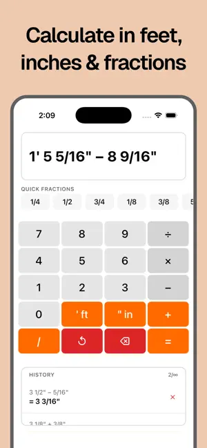 Fractions Calculator Pro screenshot 1