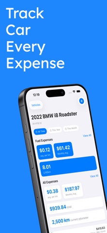Auto Metric -  Expense Tracker Screenshot 1 of 8