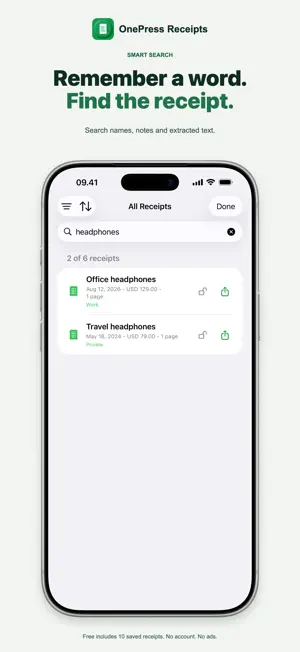 Receipt Scanner - OnePress screenshot 2