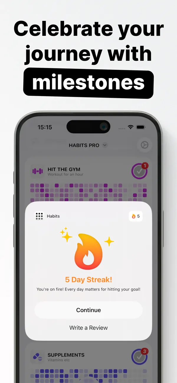 #6. Habit Tracker Grid (iOS) By: David Steppenbeck