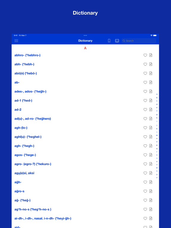 Screenshot #4 pour Proto Indo European Etymology