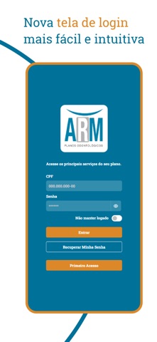 ARM Odonto app screenshot