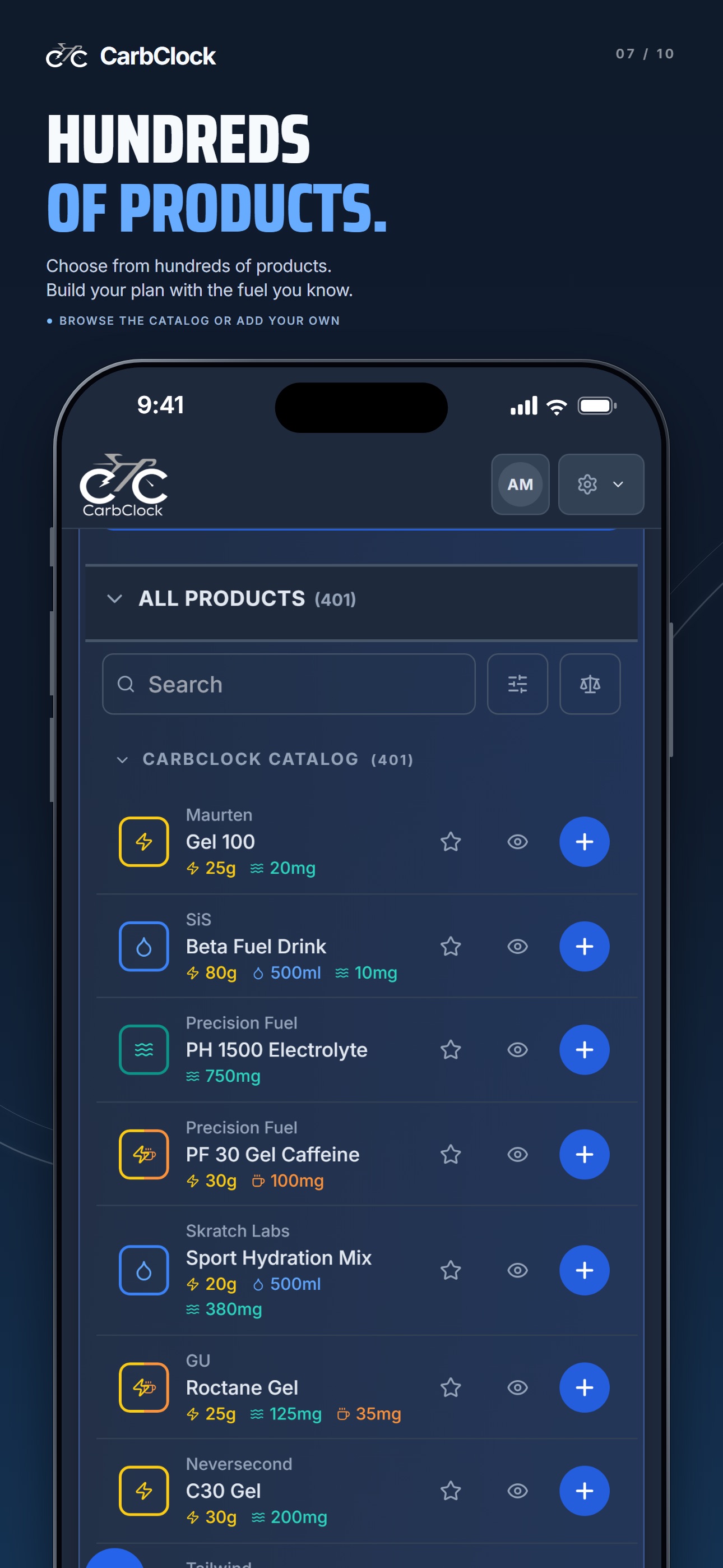 Screenshot 7 of CarbClock: Cycling Nutrition
