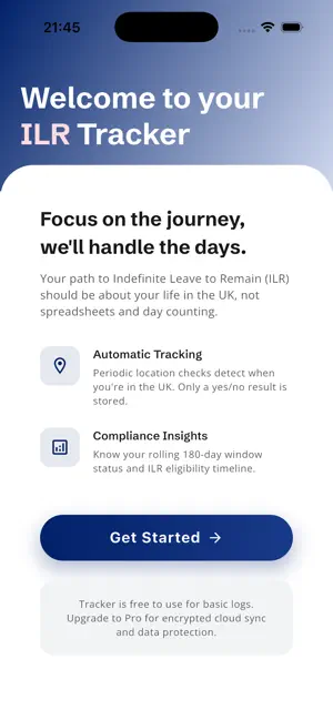 Settld: UK Residency Tracker screenshot 1