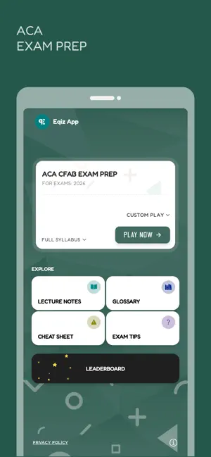 ACA Certificate Exam Prep screenshot 1
