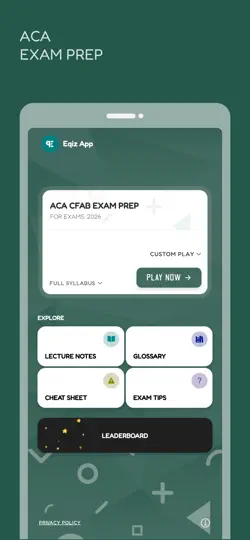 ACA Certificate Exam Prep iPhone Screenshot 1