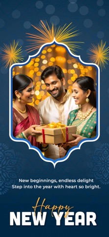 Diwali Photo Frames Creator iPhone screenshot