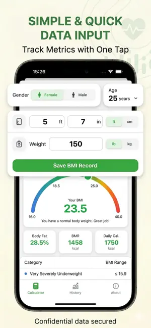 BMI Calculator - Weight Health screenshot 2