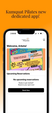 Kumquat Pilates screenshot