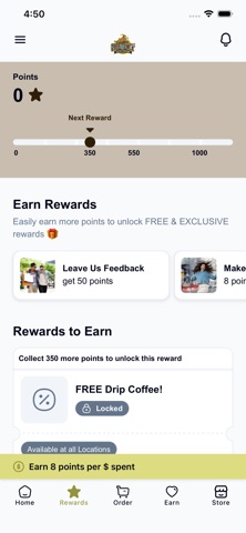 Giddy Coffee iPhone screenshot