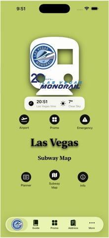 Las Vegas Subway Map screenshot