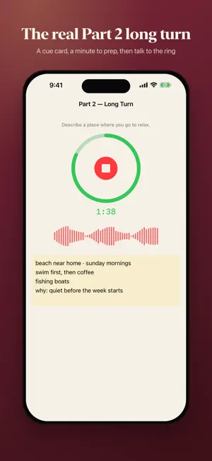 Fluent9: IELTS Speaking Coach screenshot 4