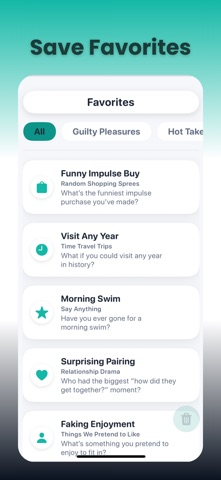 Question Swipe: 21 Questions Screenshot 5 of 6