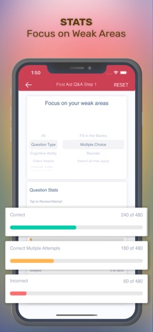 First Aid QA for USMLE Step 1 iPhone screenshot