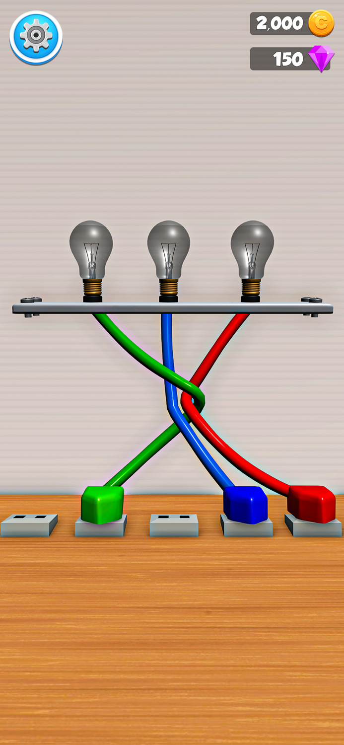 Untie Tangled Wires Puzzle