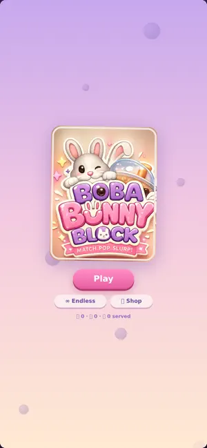 Boba Bunny Block screenshot 2