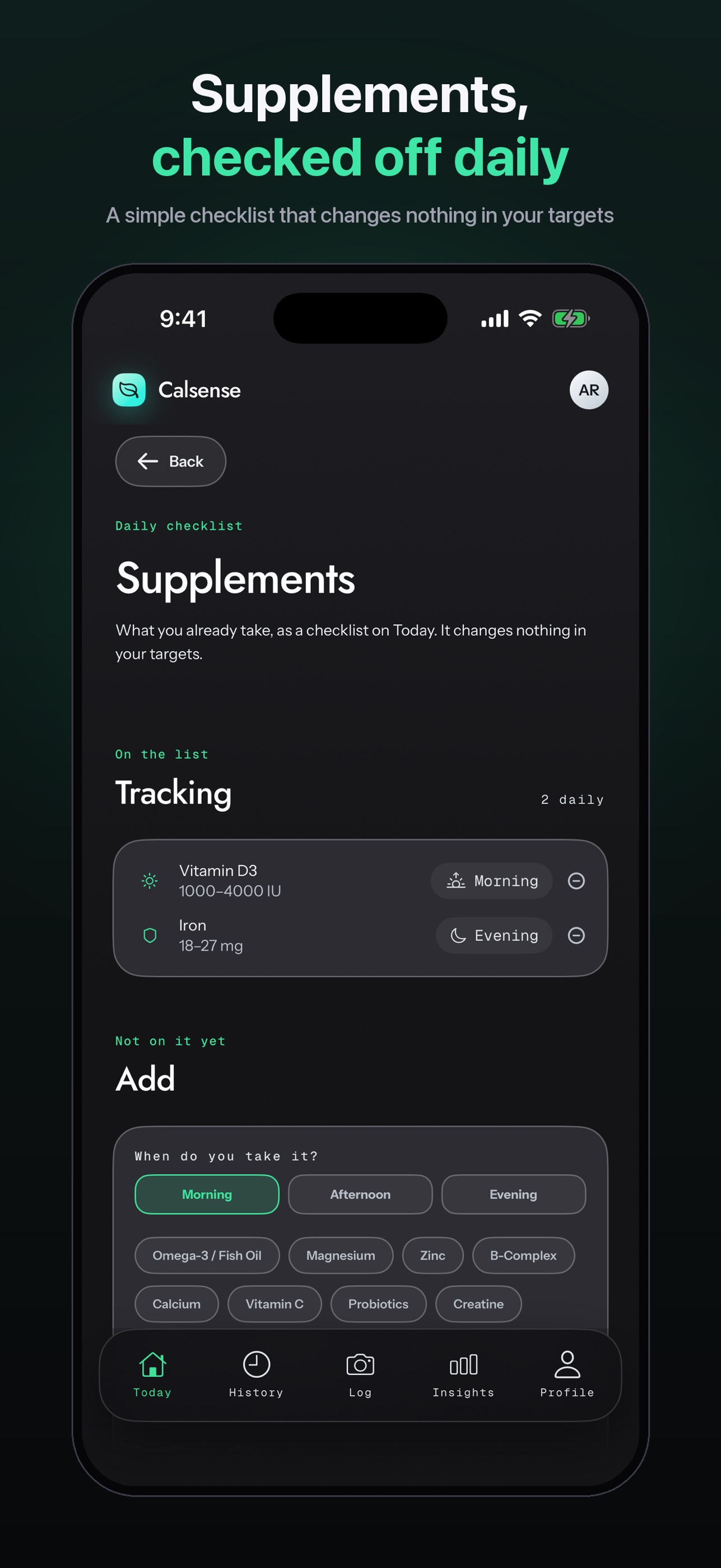 Screenshot 5 of Calsense: Nutrition Tracker