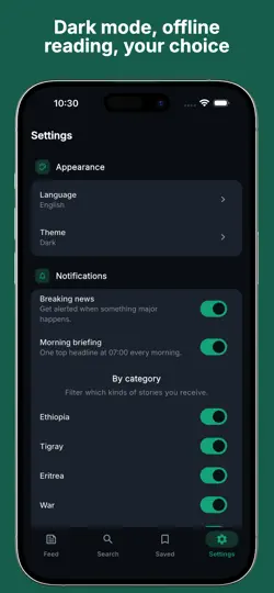 Negarit: Ethiopian News iPhone Screenshot 6