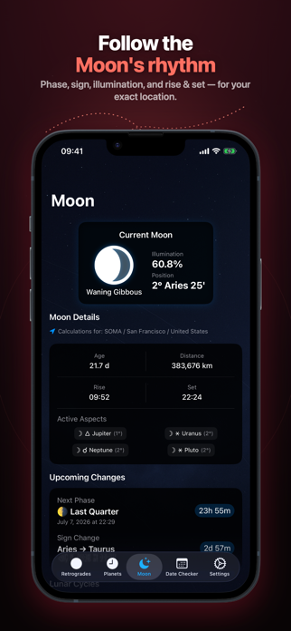 Planetary Retrogrades Screenshot 3 of 9