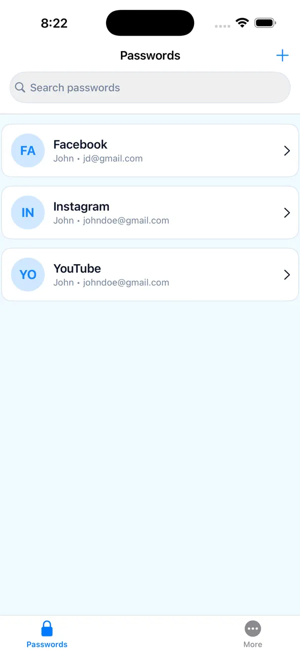 Screenshot #1 pour Password Mini
