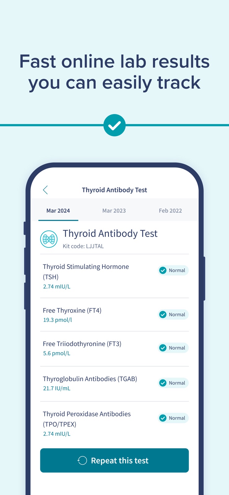 LetsGetChecked: Health Testing iphone screenshot 4
