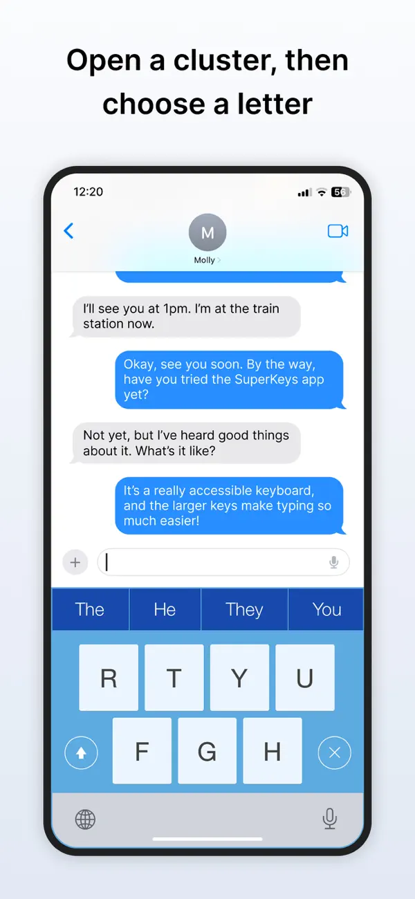 Screenshot #2 pour SuperKeys Accessible Keyboard