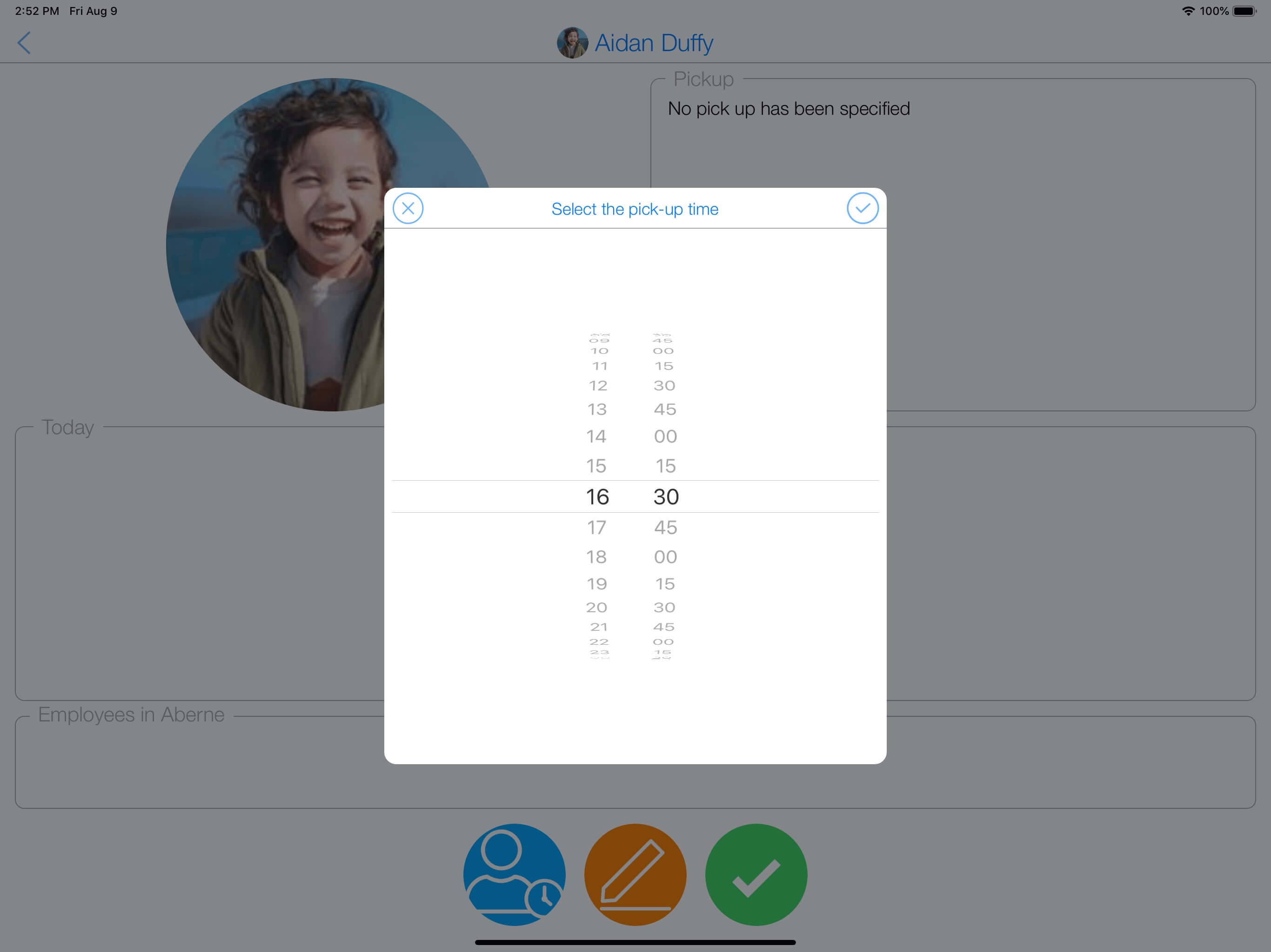 BFNL Check-in screenshot 2