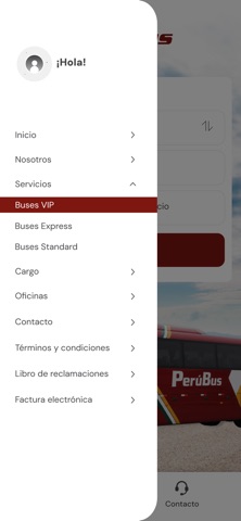 PeruBus screenshot