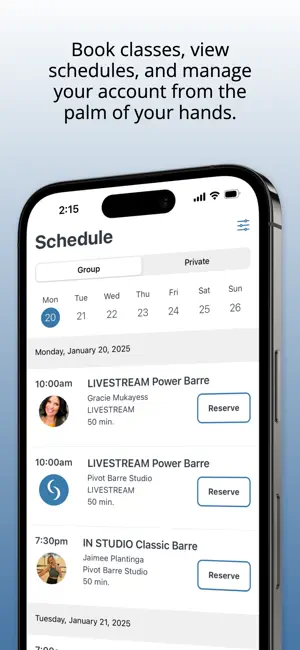 Pivot Barre screenshot 4