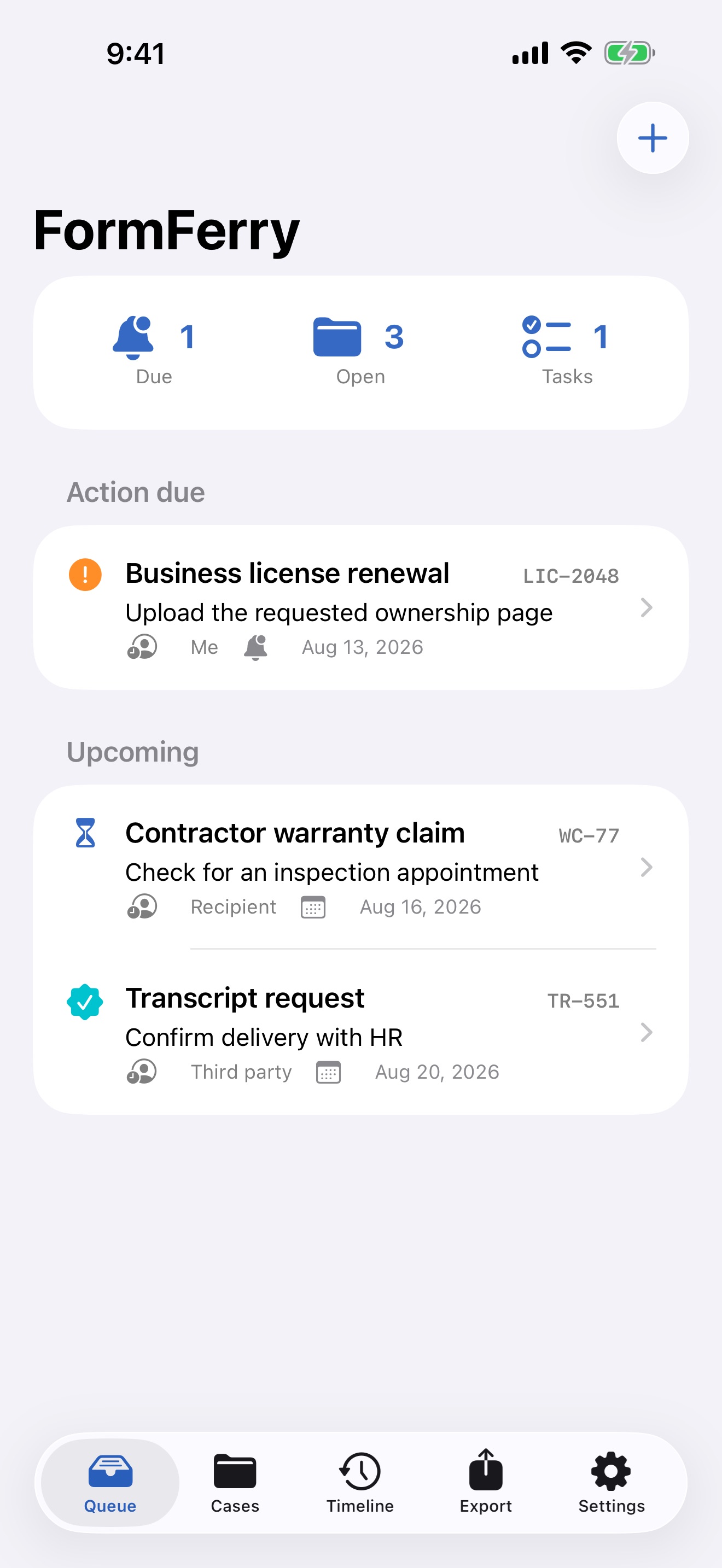 FormFerry screenshot 1 of 5