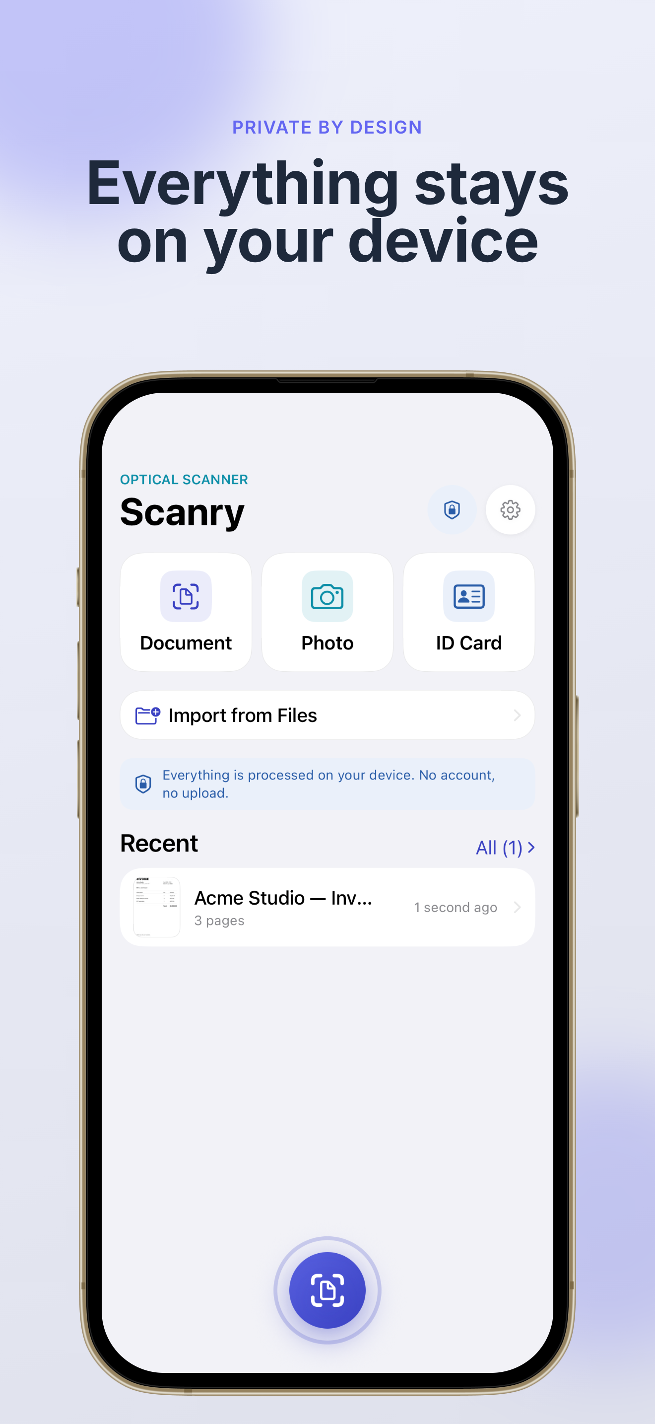 Scanry: PDF Scanner & OCR screenshot 2