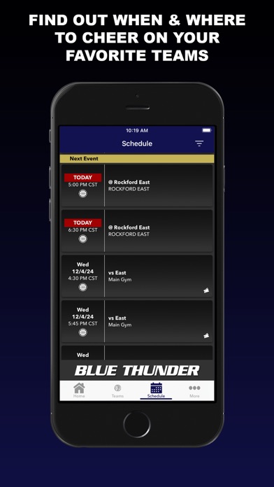Belvidere North Athletics iPhone screenshot 3 - Sports app