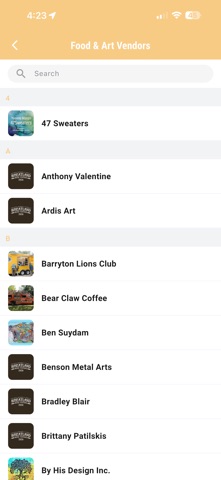 App screenshot
