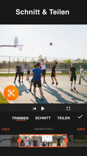 Screenshot von YouCut - Video Editor auf dem iPhone 2