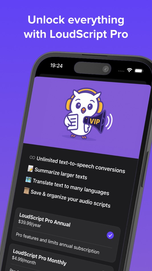 #4. Text Reader - LoudScript (iOS) بواسطة: Ho Ye Lam