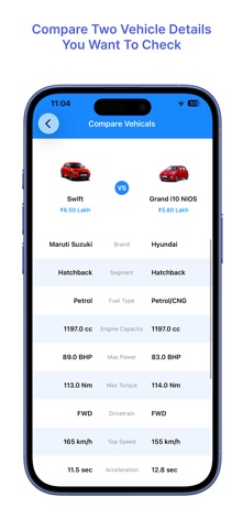 RTO - eChallan, Vehicle info screenshot