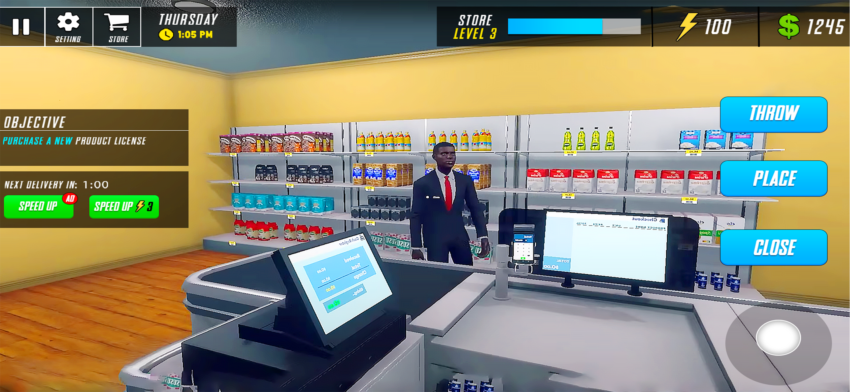 Supermarket Manager Shop Game