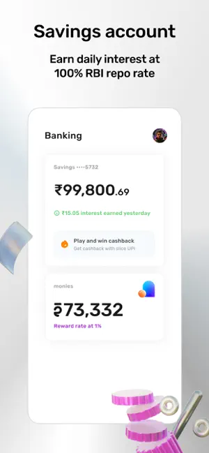slice: UPI credit card & bank iPhone screenshot 2