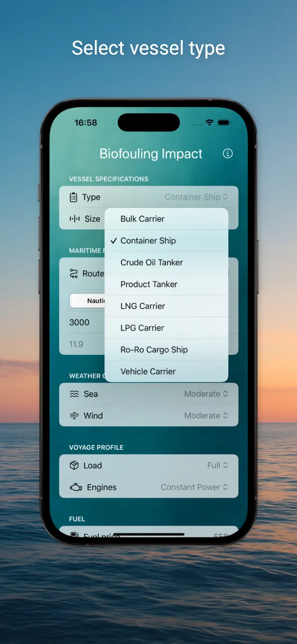 Screenshot #3 pour Biofouling Impact