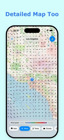 The Frog: Weather app screenshot