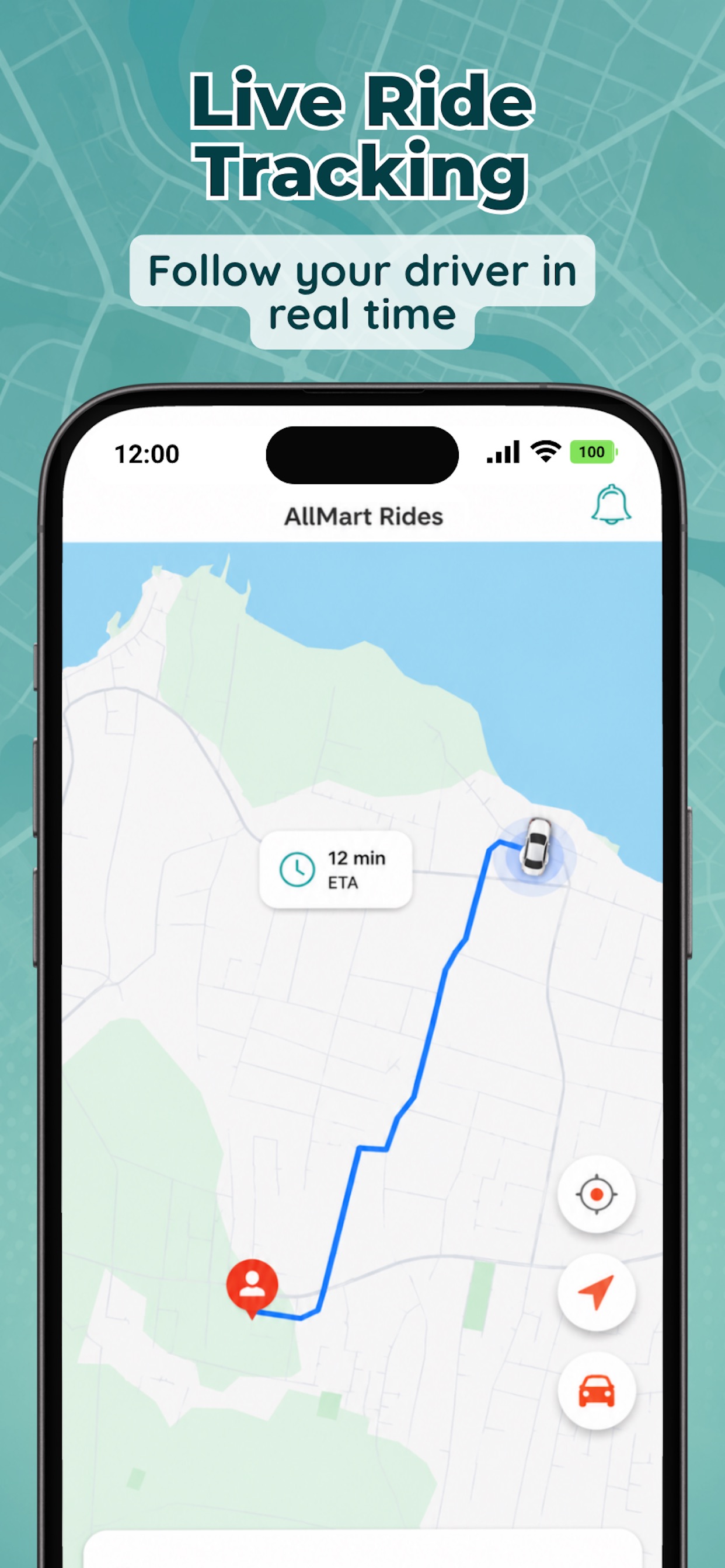 Screenshot 4 of AllMart Rides: Book Taxis