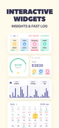 Budget appのスクリーンショット（2/10）