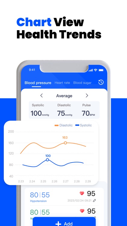 Blood pressure-i Heart tracker