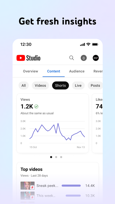 YouTube Studio screenshot1