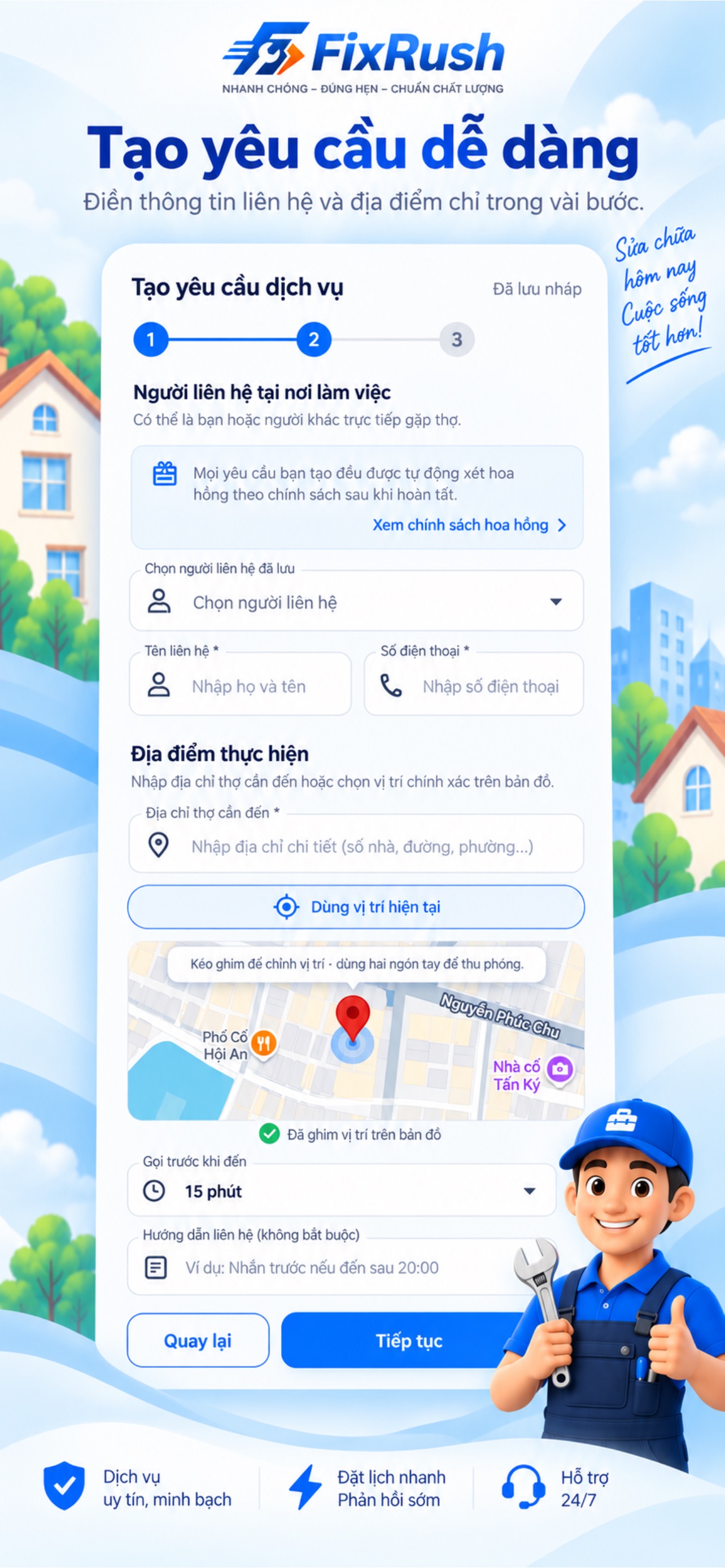 Screenshot 4 of FixRush – Sửa chữa & Bảo trì