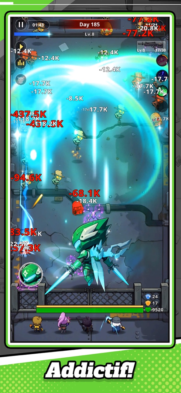 BangBang Zombies: Shelter Wars iOS Mod IPA screenshot 4 - iOS game interface